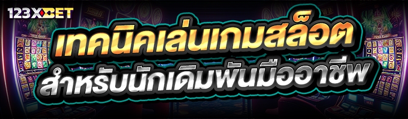 เทคนิคเล่นเกมสล็อต สำหรับนักเดิมพันมืออาชีพ